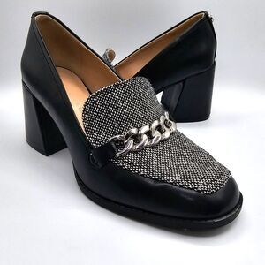 Kelly & Katie Tonnia Pump Black/ White Plaid Women's Size 7